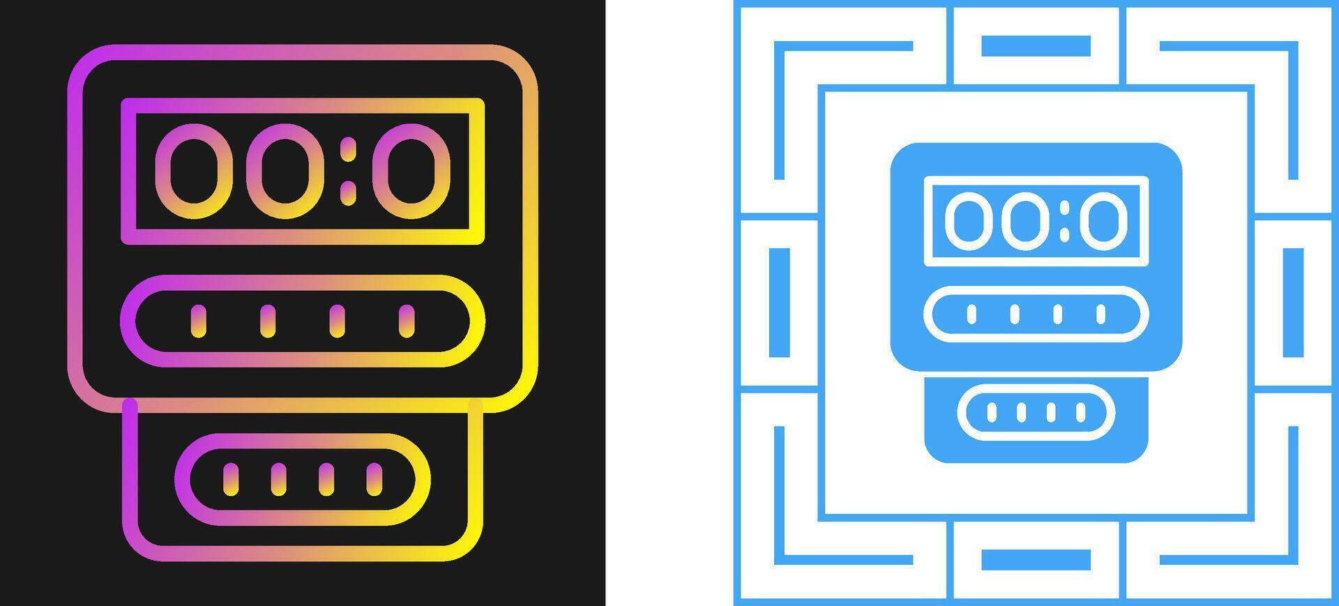 Electric Meter Vector Icon