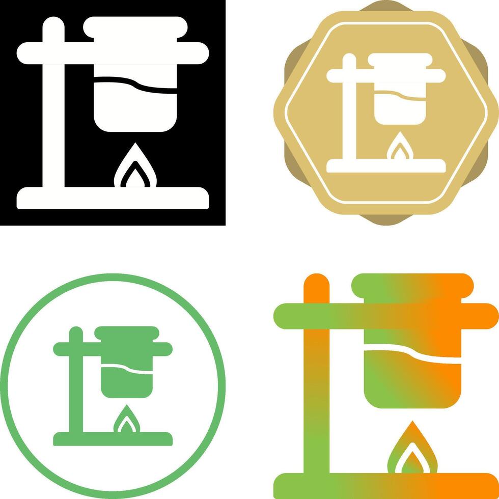 Bunsen Burner Vector Icon