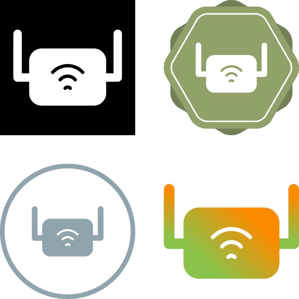 Wi-Fi Range Extender Vector Icon