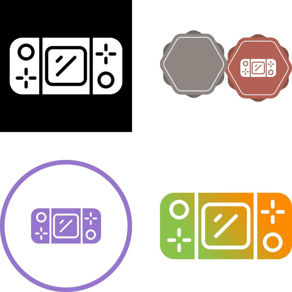 Handheld Game Console Vector Icon