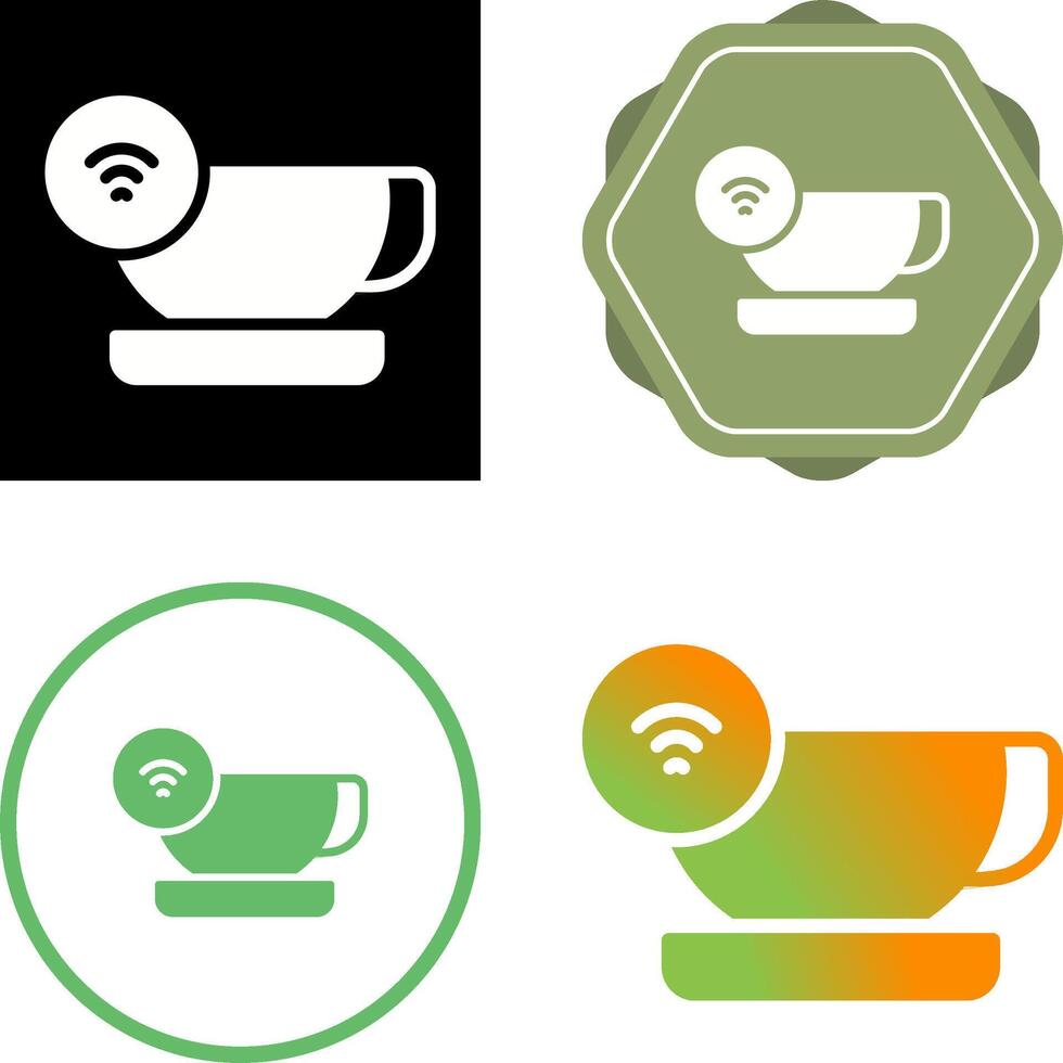 Smart Coffee Mug Vector Icon