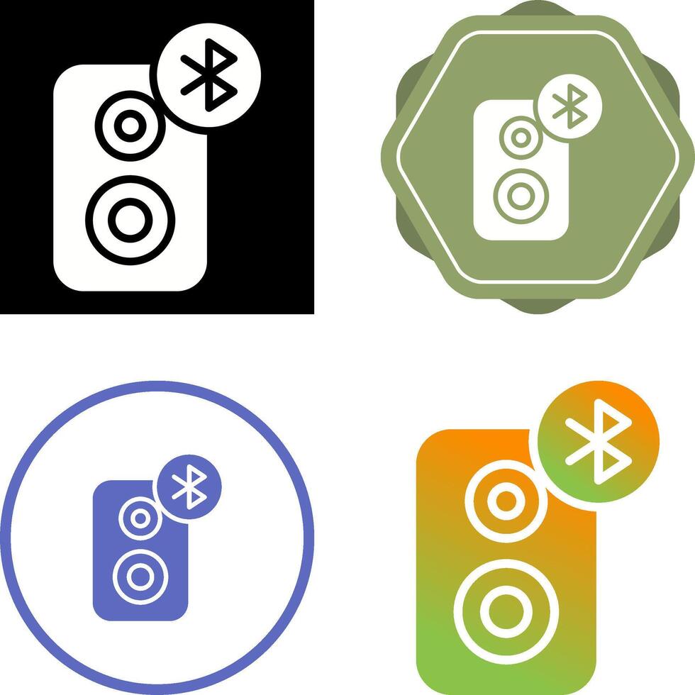 Bluetooth Speakerphone Vector Icon