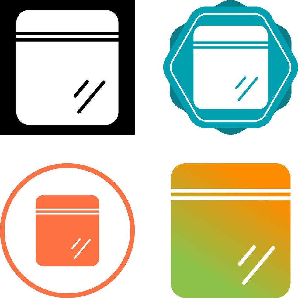 Ziploc bags Vector Icon