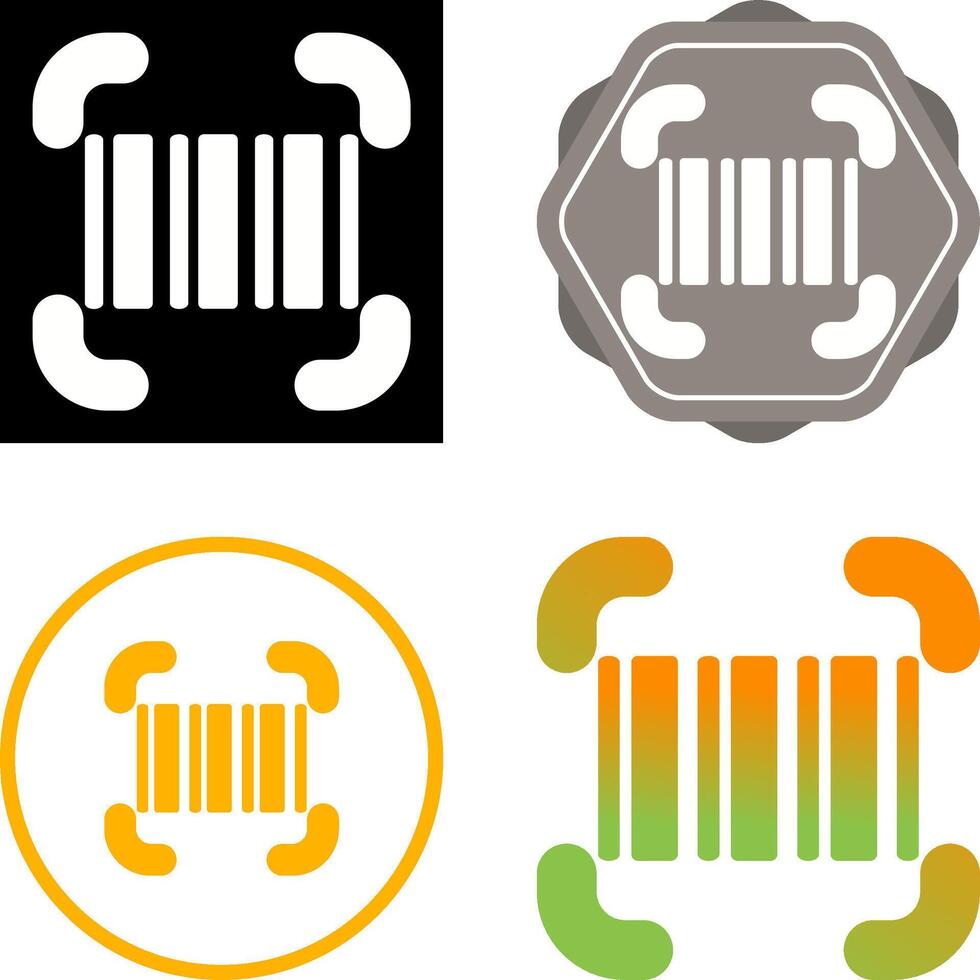 Barcode Scanner Vector Icon