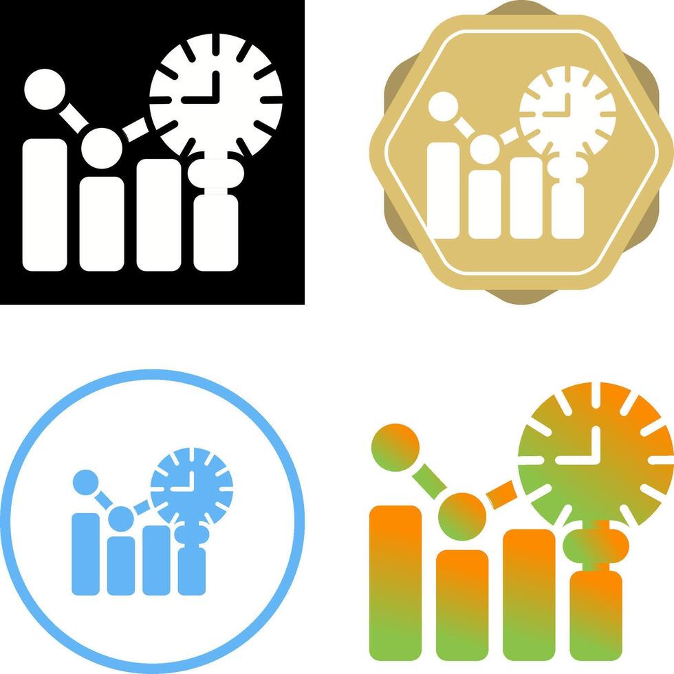 Sales Forecasting Vector Icon