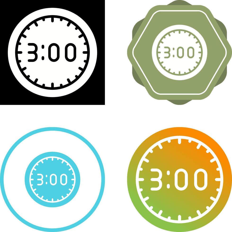 Clock Vector Icon