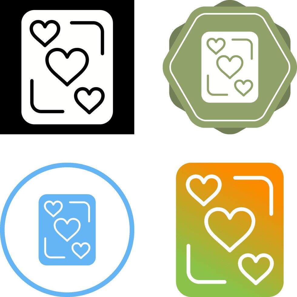 Playing card Vector Icon