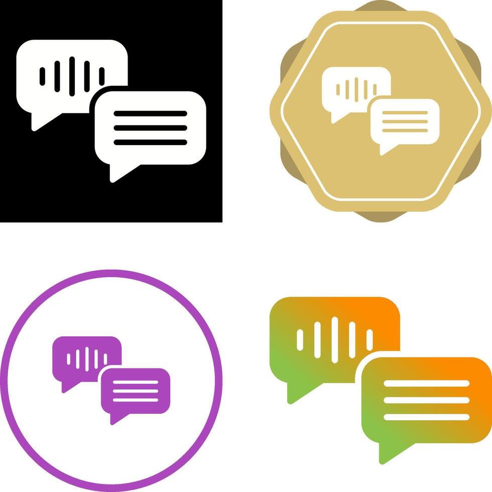 Chat Bubble Vector Icon