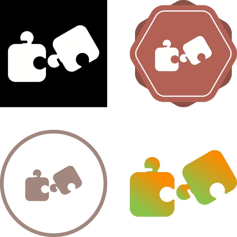 Jigsaw puzzle Vector Icon