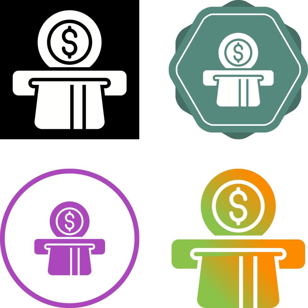 Automated Teller Machine Vector Icon