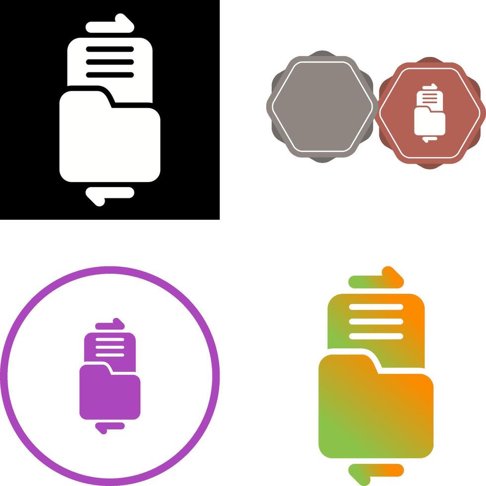 File Sharing Vector Icon