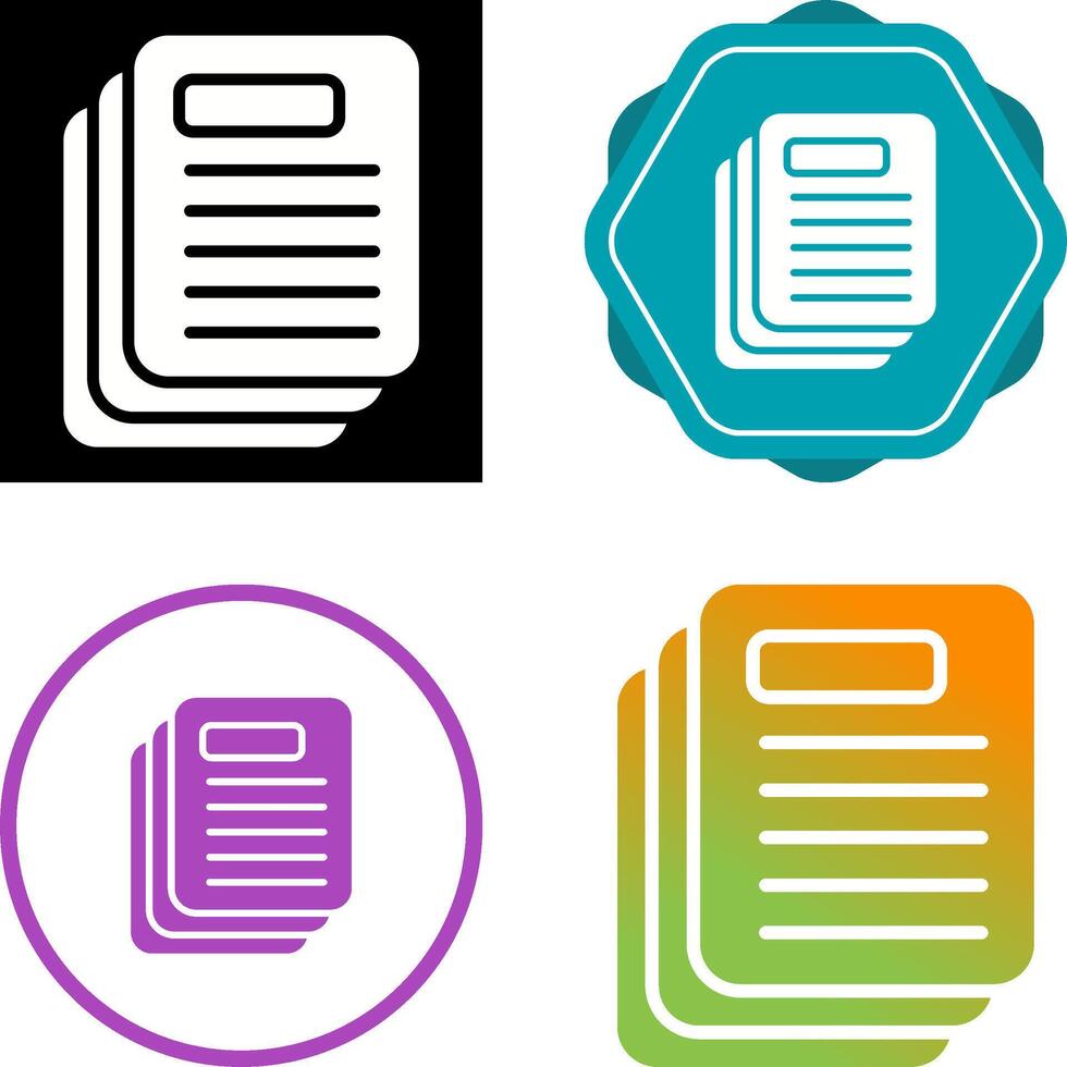 Document Vector Icon