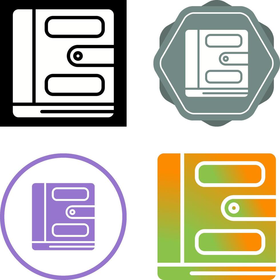 Notebook Vector Icon