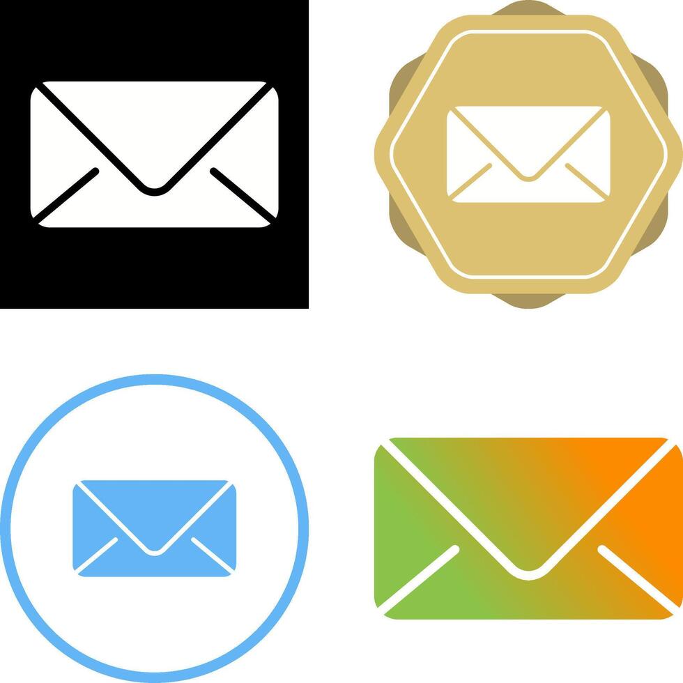 icono de vector de correo