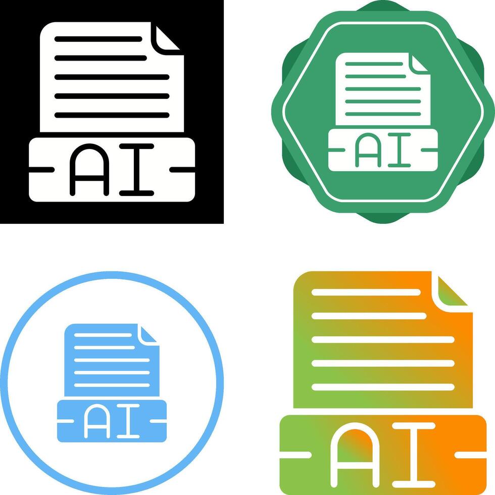 Document Format Vector Icon