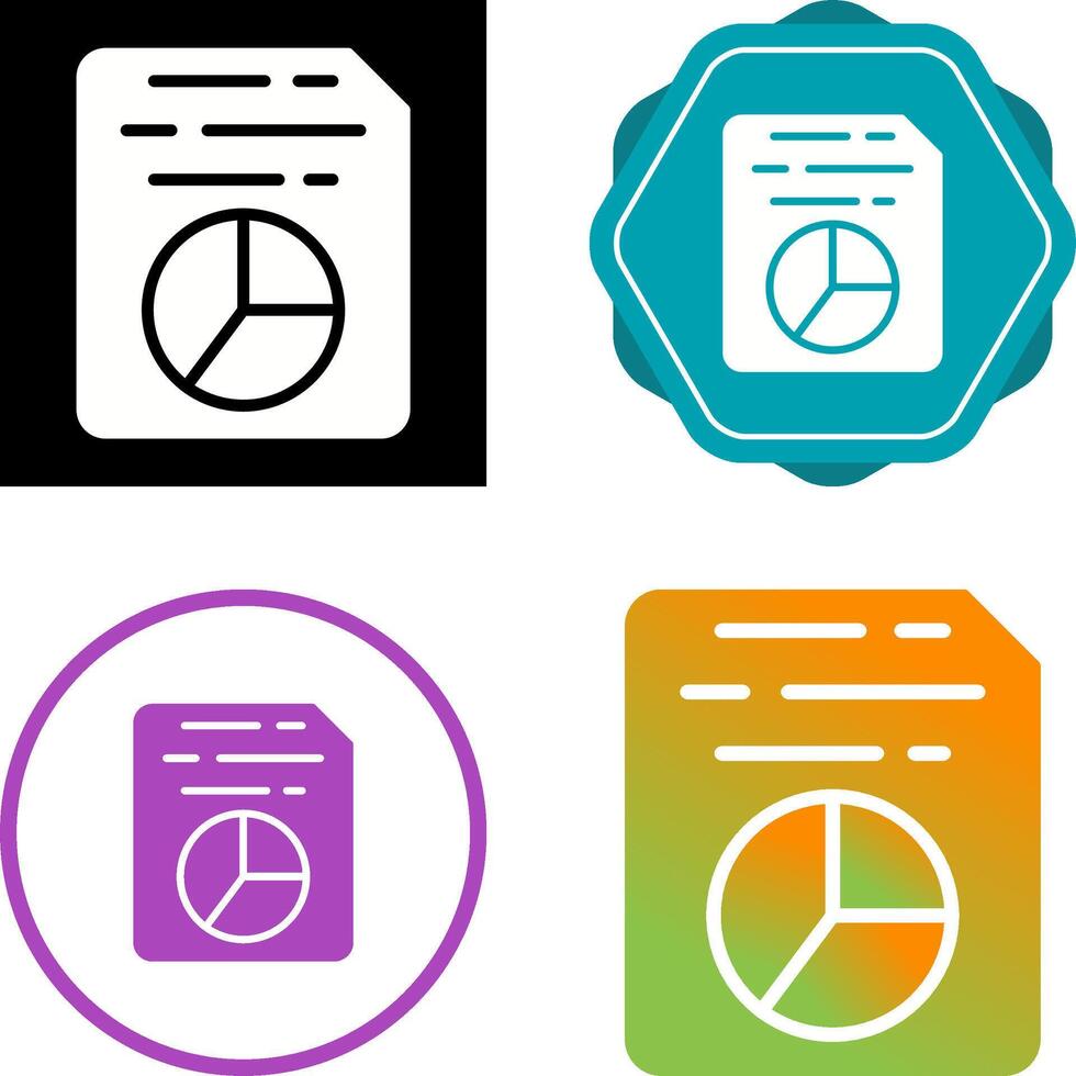 Document Insert Diagram Vector Icon