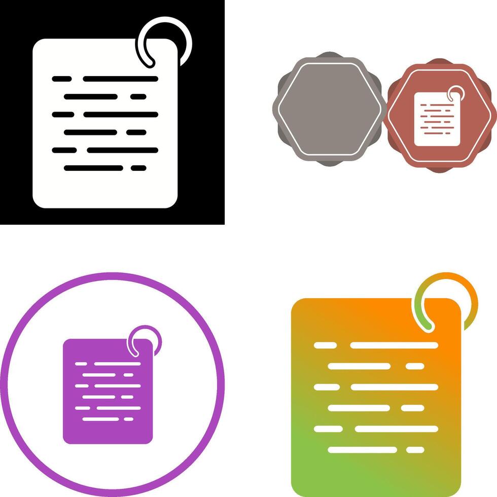 Document Vector Icon