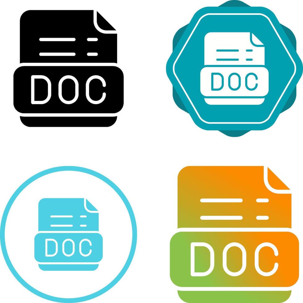 icono de vector de documento