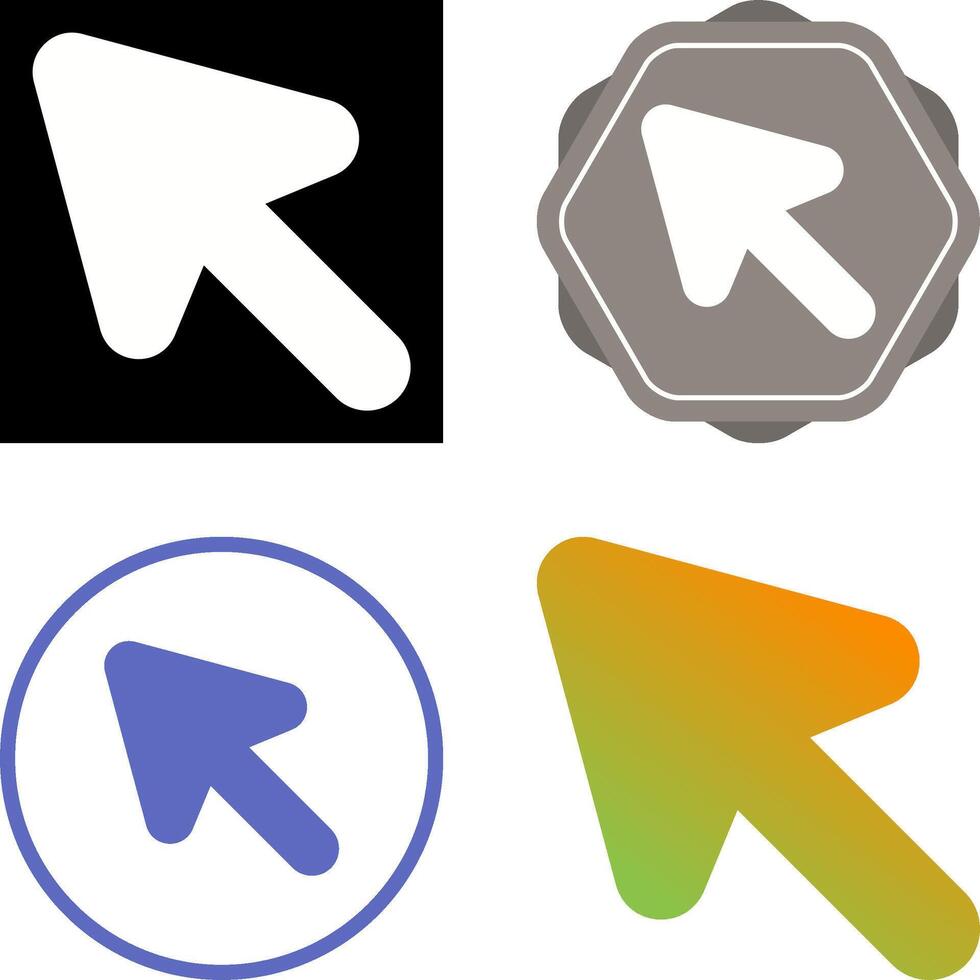 ratón cursor vector icono