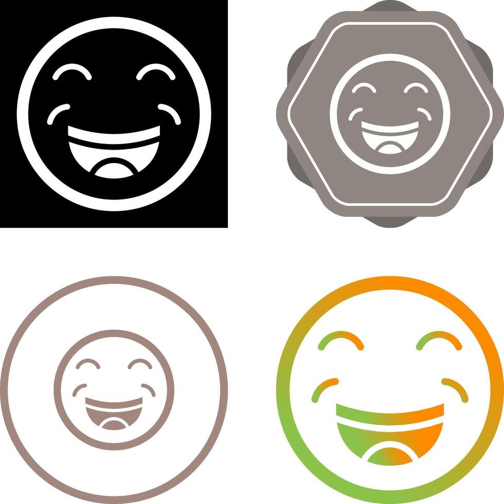 icono de vector de sonrisa