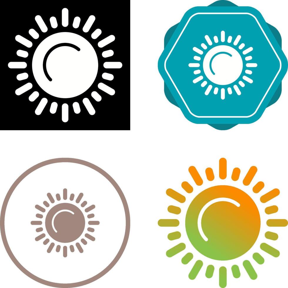 Sun Vector Icon