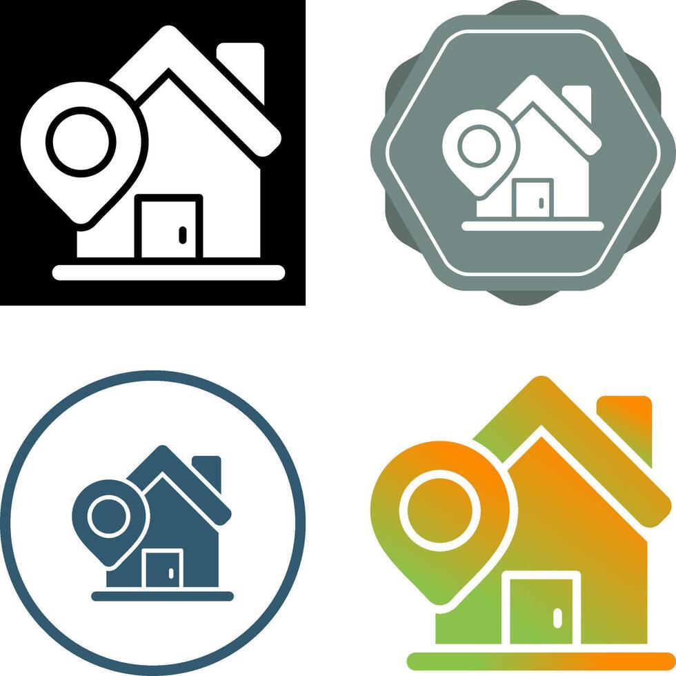 Home Location Vector Icon