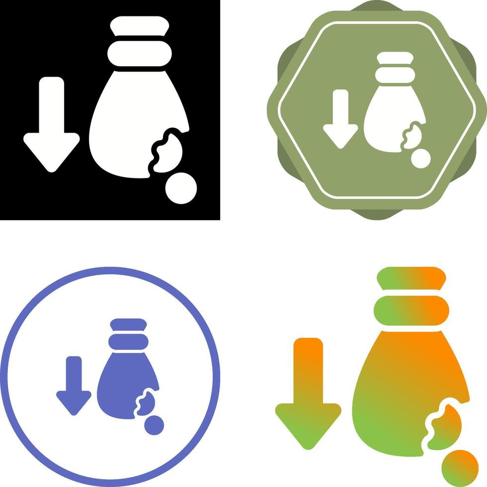 Financial Loss Vector Icon