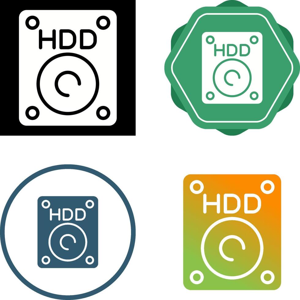 Hdd Vector Icon