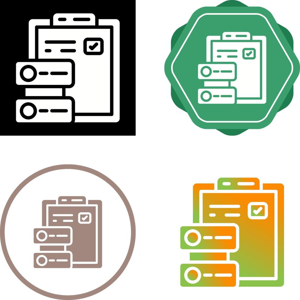 Data Vector Icon