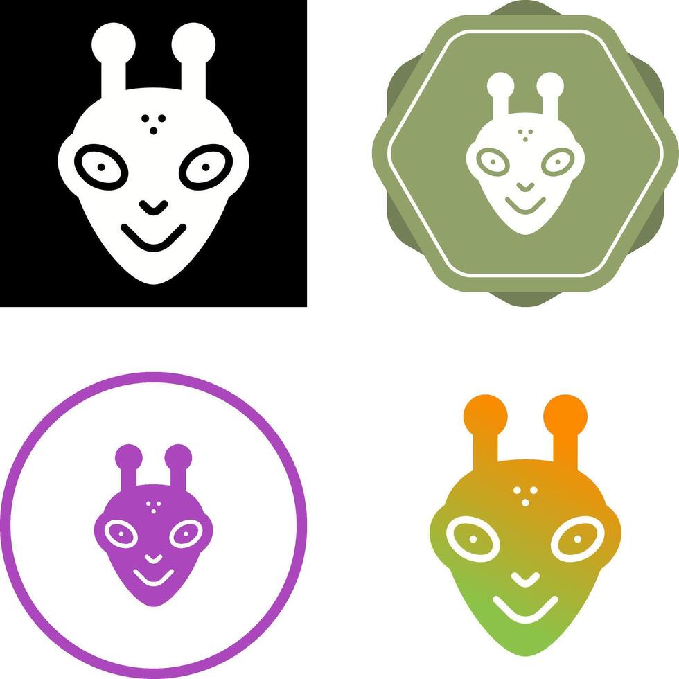 Alien Vector Icon