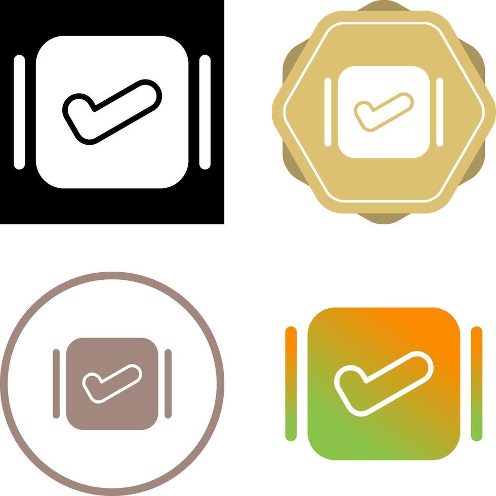 Tick Box Vector Icon