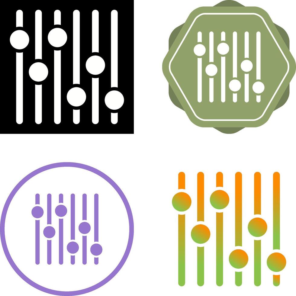 Sliders Vector Icon