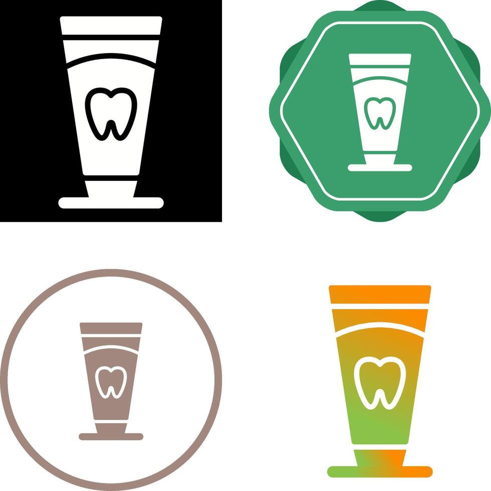 Toothpaste Vector Icon