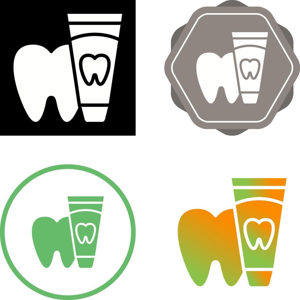 Toothpaste Vector Icon