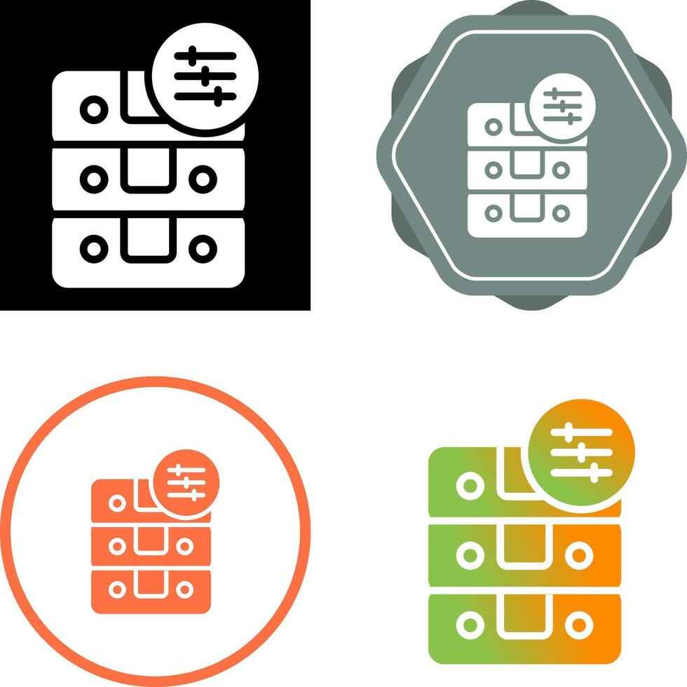 Database Vector Icon 40763772 Vector Art at Vecteezy