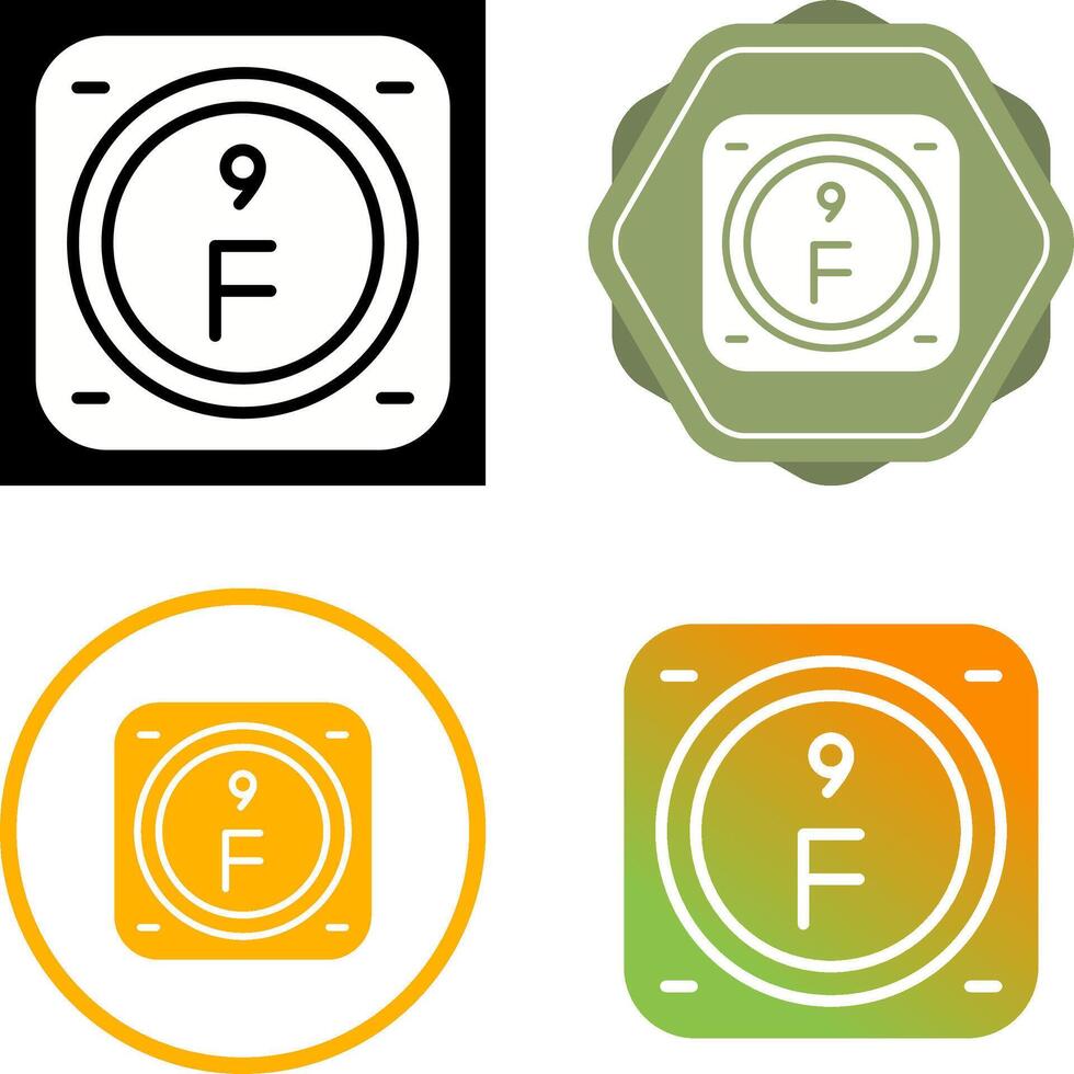 Chemical Element Vector Icon