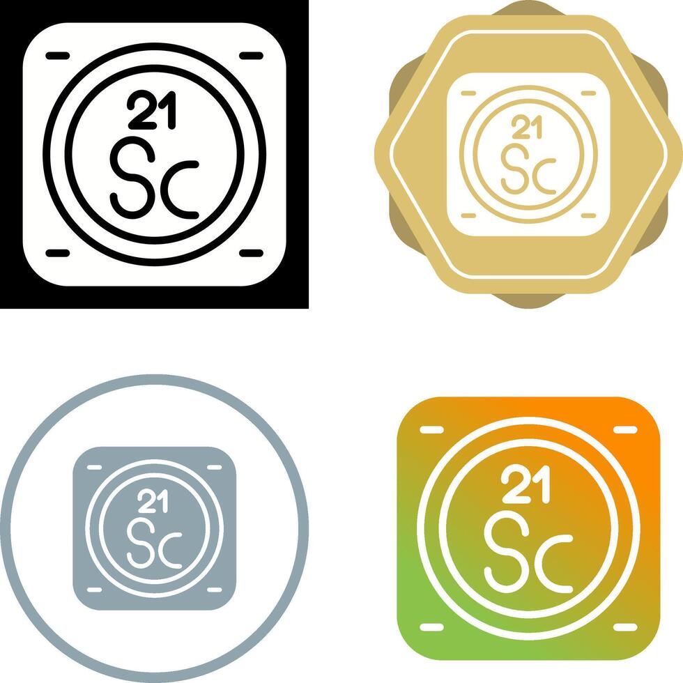 Chemical Element Vector Icon