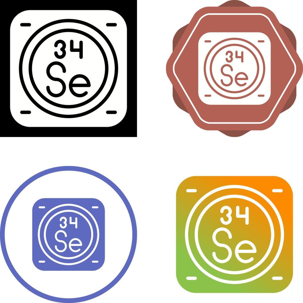 Chemical Element Vector Icon