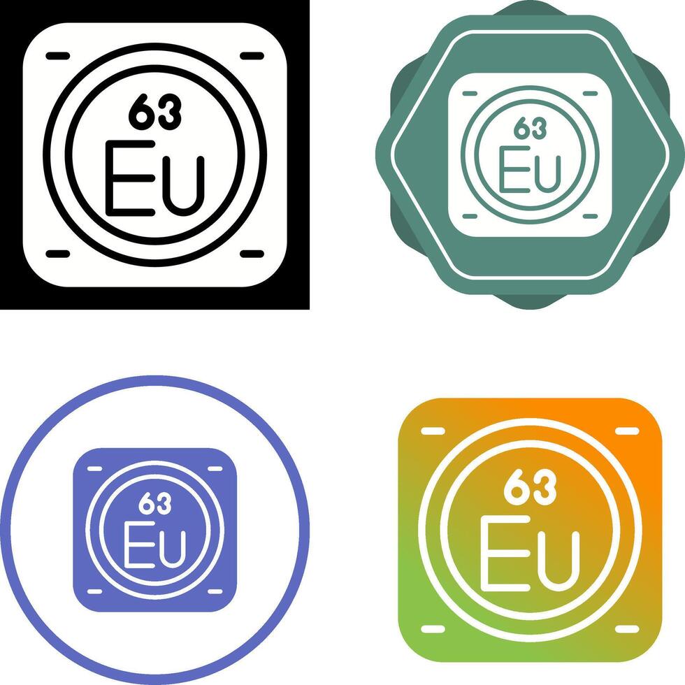 químico elemento vector icono