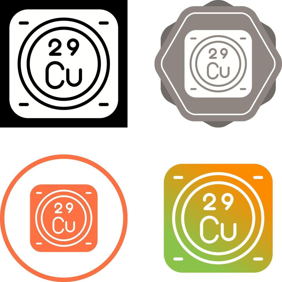 Copper Vector Icon