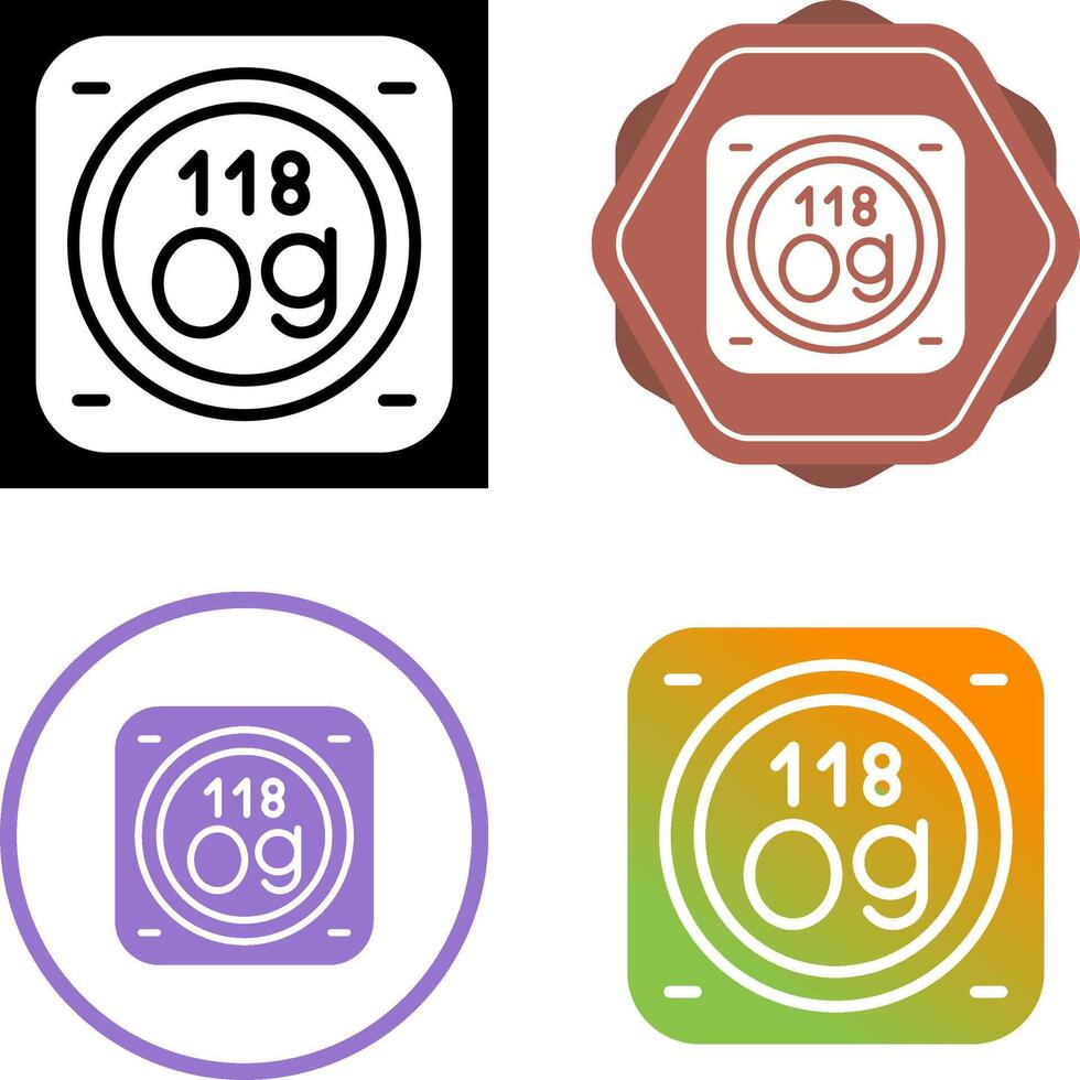 Chemical Element Vector Icon