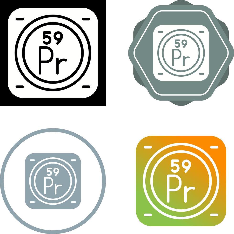 Chemical Element Vector Icon