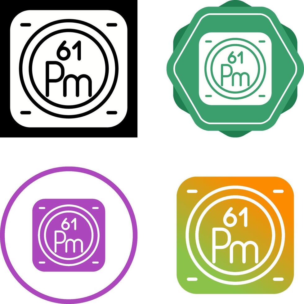 Chemical Element Vector Icon