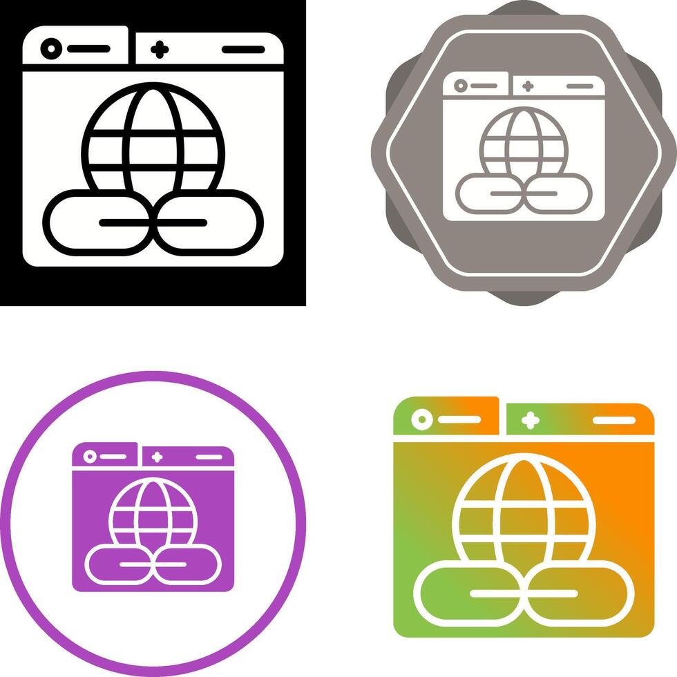 Web Link Vector Icon