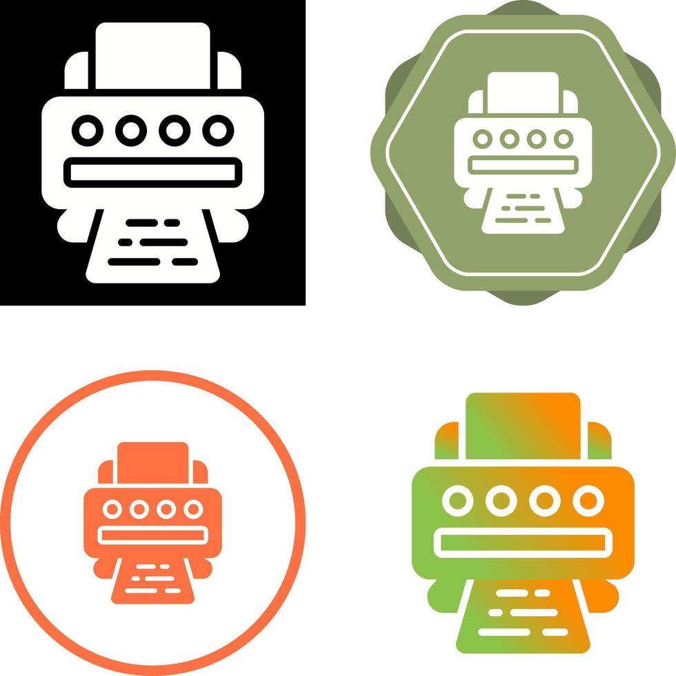 Printer Vector Icon
