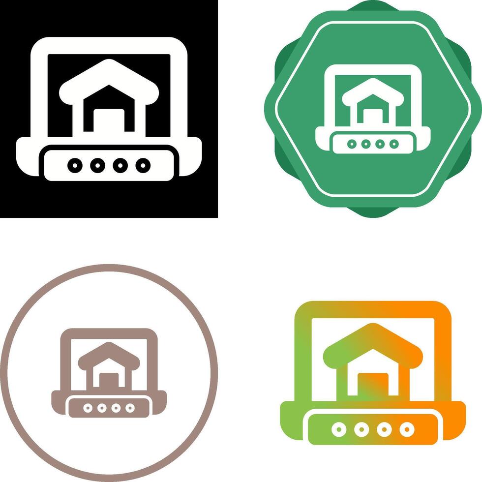 Laptop Screen Vector Icon