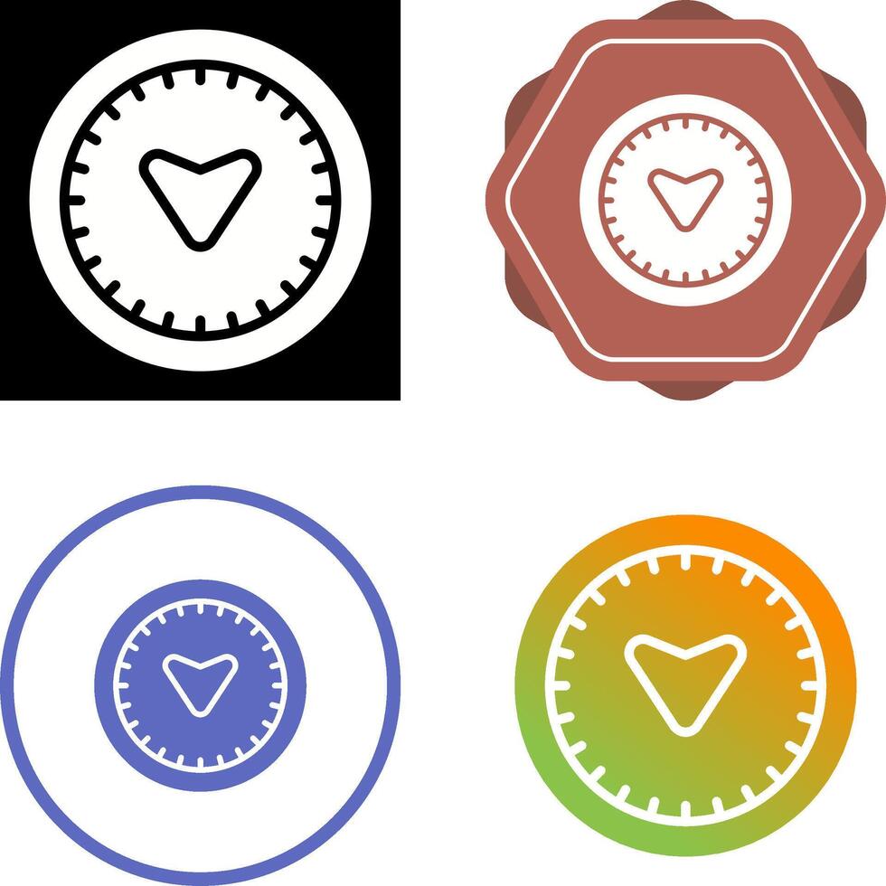 South Vector Icon