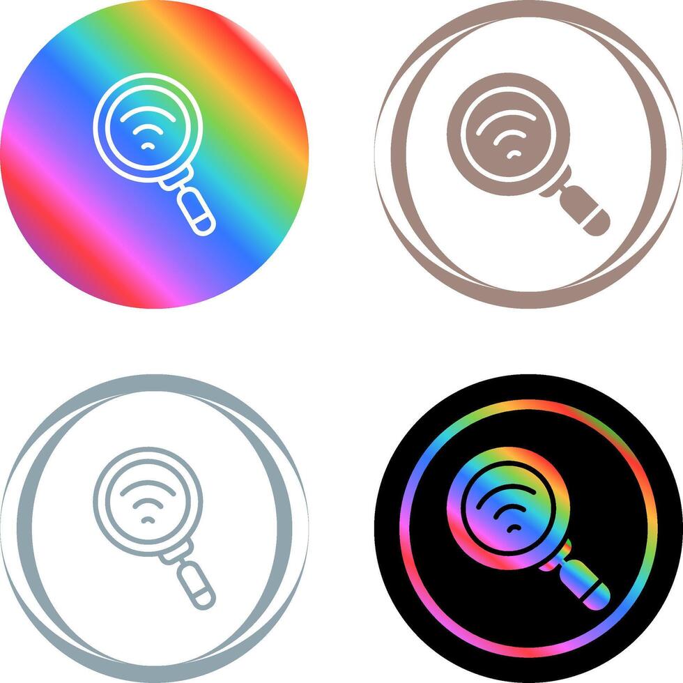 WiFi Analyzer Vector Icon