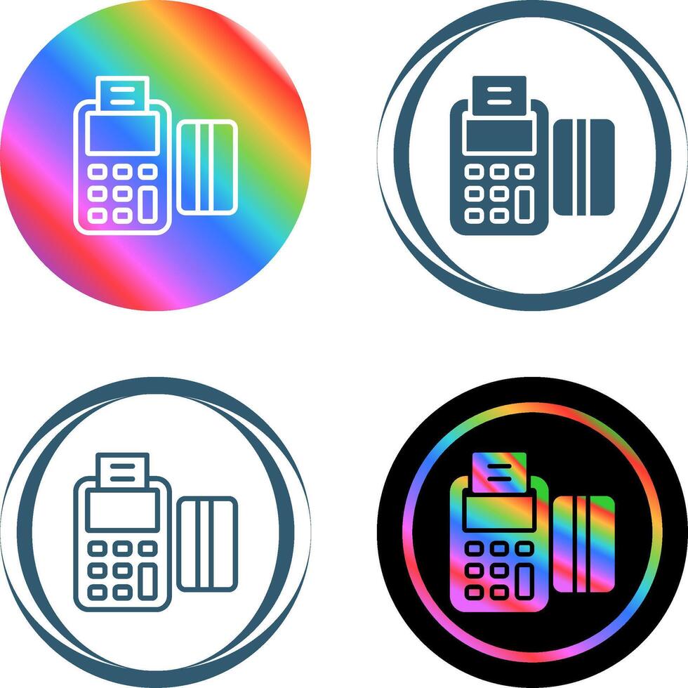 Point of Sale System Vector Icon