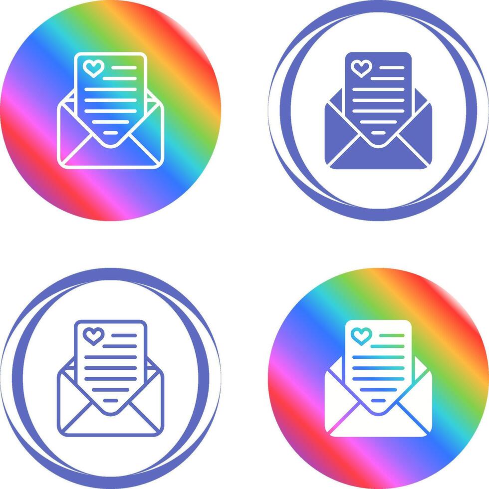 Love letter Vector Icon